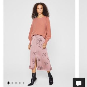 NWT Club Monaco Button Front Slip Skirt size 6